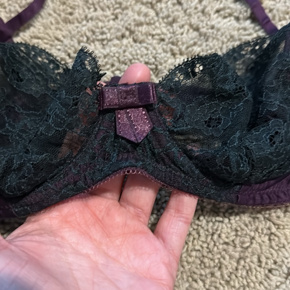 Myla London Rich Purple & Carbon Green Bra - Picture 5 of 8